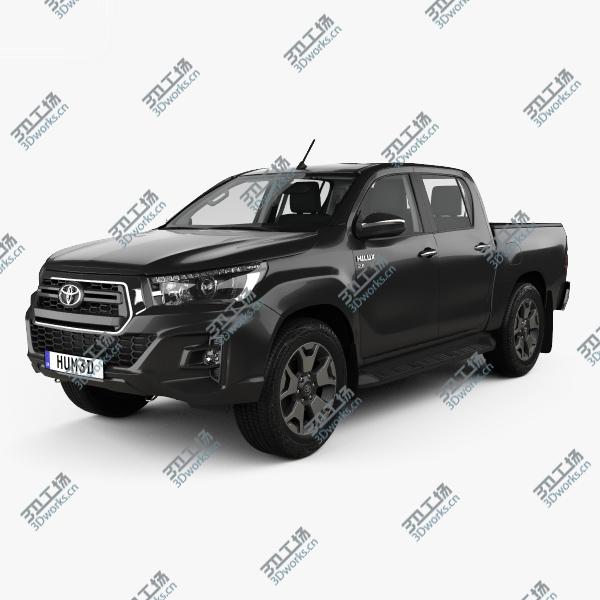 images/goods_img/2021040164/3D Toyota Hilux Double Cab L-edition with HQ interior 2019 model/1.jpg